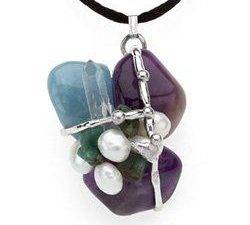 Ask, Believe, Receive Amulet, Hand made gemstone pendant by Seeds of Light