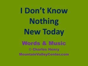 Nothing New Today Music MP3