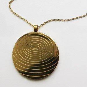 18K gold plated Scalar Energy Pendant