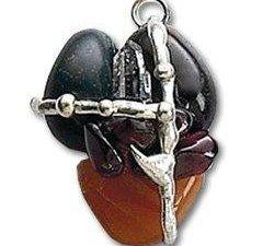 Good Karma Amulet, Hand made gemstone pendant by Seeds of Light