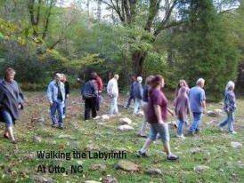 Gathering at the Otto Labyrinth Park