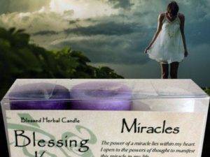 MIracles Votive Candle Blessing Kit