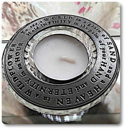 Mountain Valley To see a world pewter candle ring