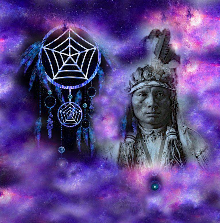 Native American with Dream weaver