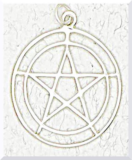 Mountain Valley sterling silver 5 element pentacle pendant
