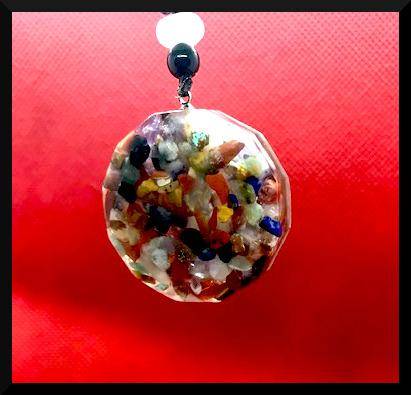 Mountain Valley - Back or Orgonite Necklace