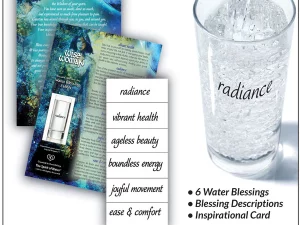 Wise Woman Radience Water Blessing static cling water blessing label.