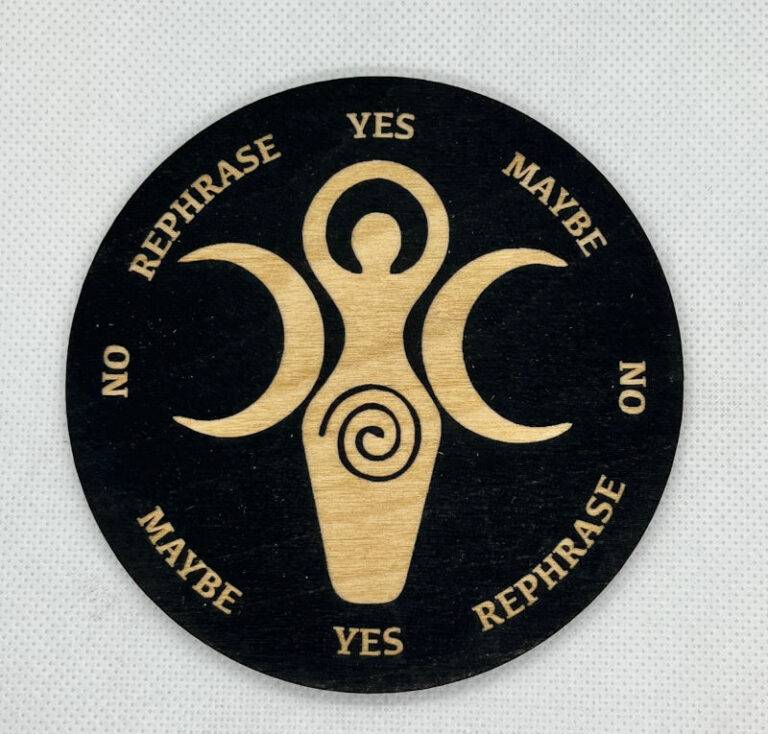 Spiral Goddess Moon Pendulum Board
