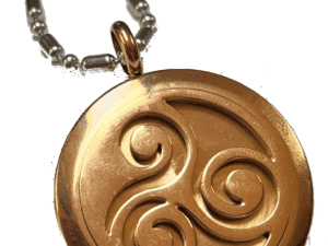 scalar energy triskelion pendant